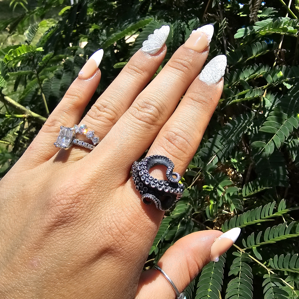 Coppertist Octopus Ring 915